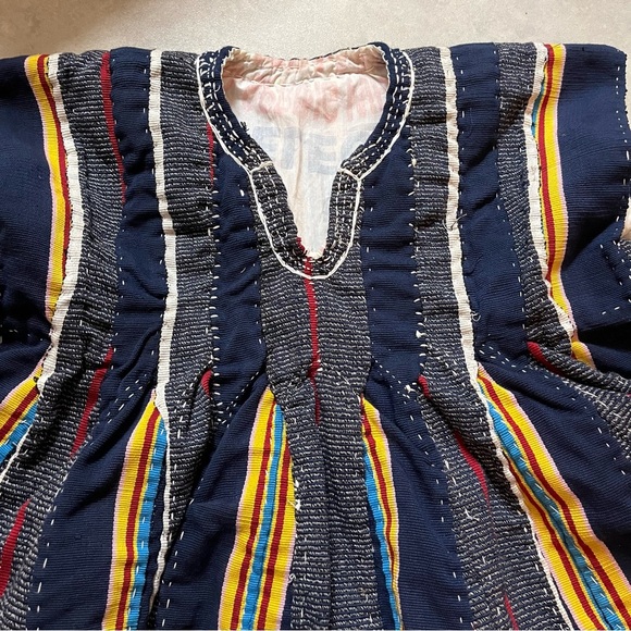 Ghana Batakari/ Fugu smock shirt top. Hand Stitched. XS - S. Authentic - Picture 9 of 10